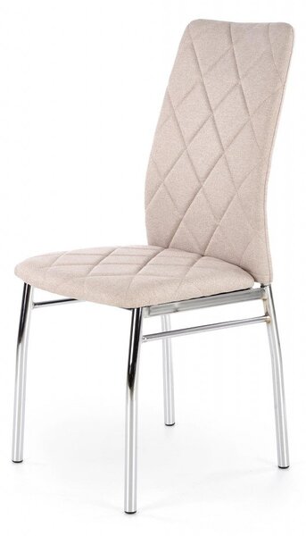 Sedia K309 in tessuto beige chiaro