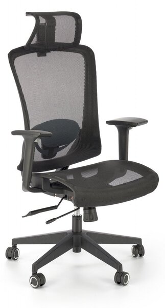 Sedia da ufficio Goliat in nero - H125 cm