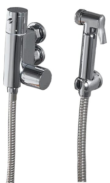 Rubinetto per bidet con valvola termostatica, cromato