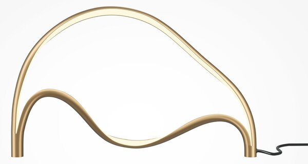 Lampada da tavolo a LED alluminio 24,5 cm in ottone 3000 K bianco caldo 760 lm Moderna