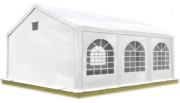 TOOLPORT Tendone per feste Gazebo 3x6 m bianco PE 500 N Sagre Eventi Mercati Esterno con telaio a pavimento