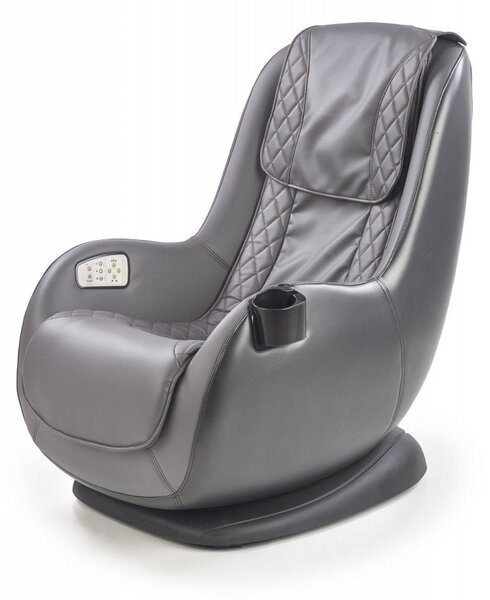 Poltrona Dopio con funzione massaggio in grigio - H94 cm