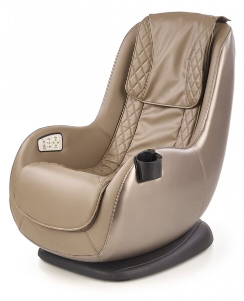 Poltrona con funzione massaggio Dopio in beige - H94 cm