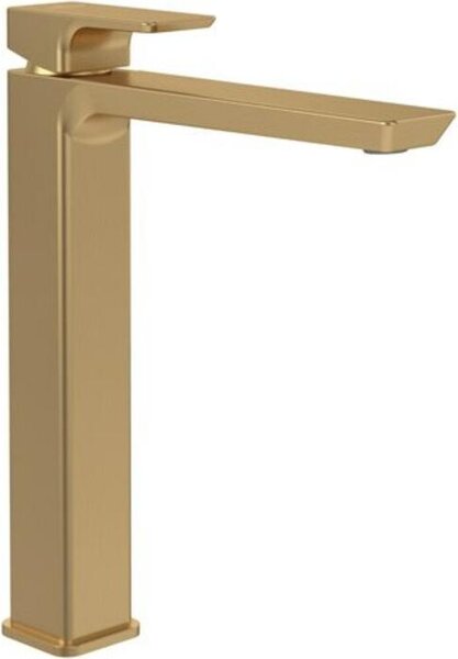 V&B Miscelatore monocomando per lavabo Subway 3.0 rialzato, senza scarico, oro spazzolato