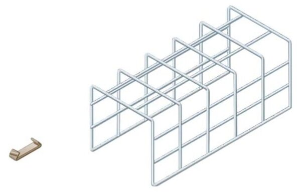 Copricavo per lampada AB con supporto - Gabbia di protezione per lampade SK 158