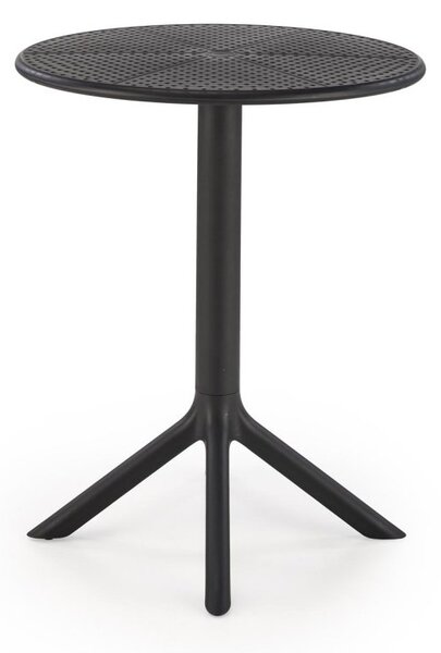 Tavolo rotondo Calvo nero ø60/h72 cm
