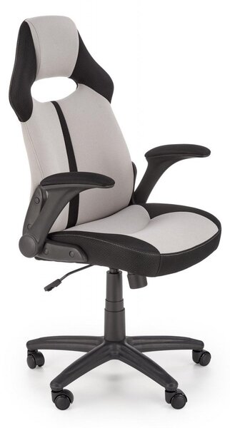 Sedia da ufficio Bloom in grigio/nero - H120 cm