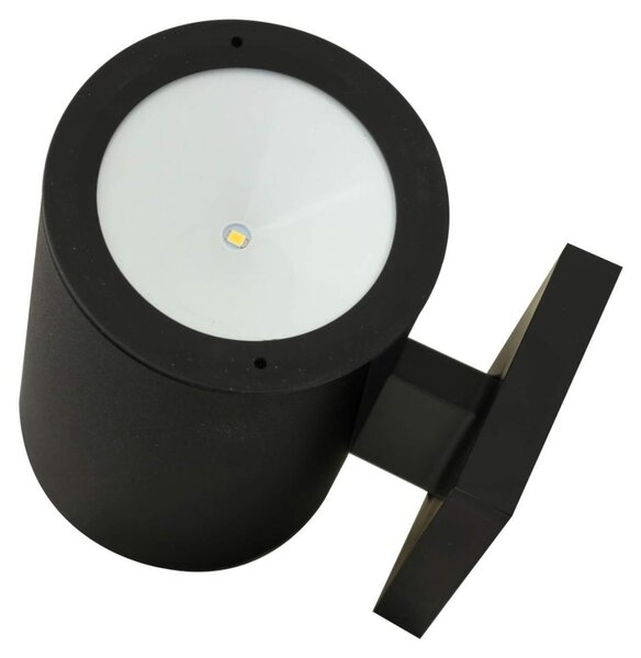 Kynast lampada solare da parete bianco caldo Ø 8 x 13 cm alluminio nero IP44