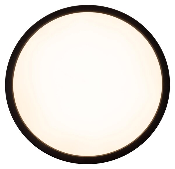Plafoniera LED, retroilluminazione RGB, dimmerabile, telecomando, D 54 cm