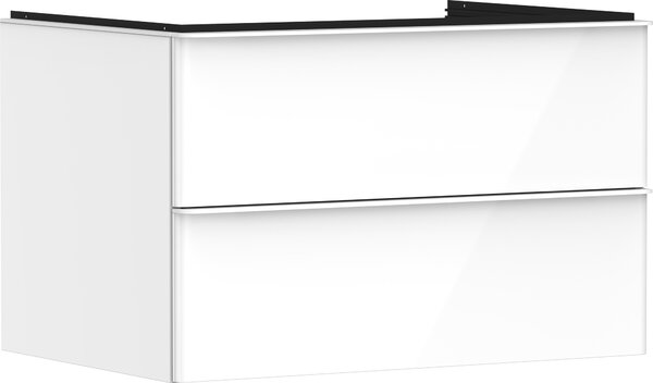 Hansgrohe Xelu Q Meuble sous-lavabo, 780x550, 2 tiroirs, pour console avec vasque à poser, 54074700, 54074700