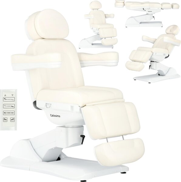 Sedia elettrica per estetica per salone di bellezza pedicure regolabile 4 attuatori Aiden