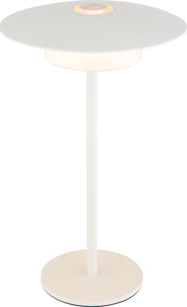 Lampada da tavolo cordless con batteria ricaricabile Touch Dimmer Lampada da tavolo Dimmerabile Bianco 21024W