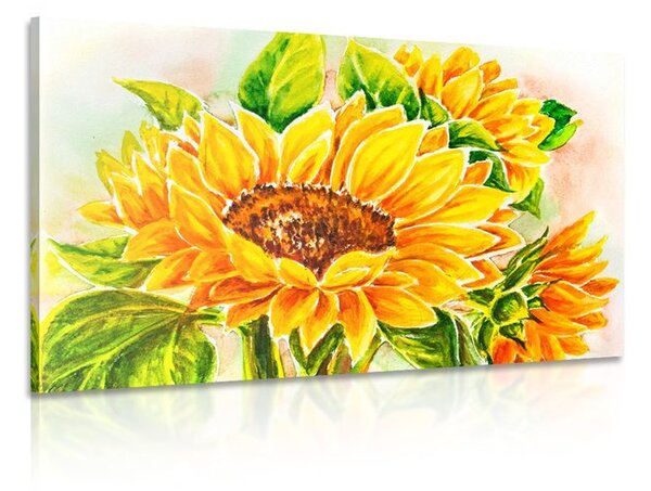Stampa su tela – Splendido girasole