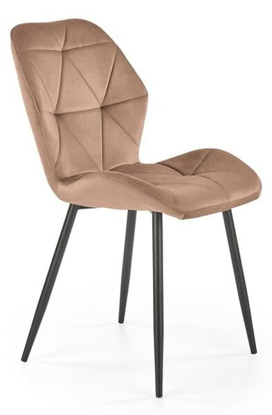 Sedia K453 velluto beige