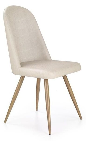 Sedia K214 ecopelle crema