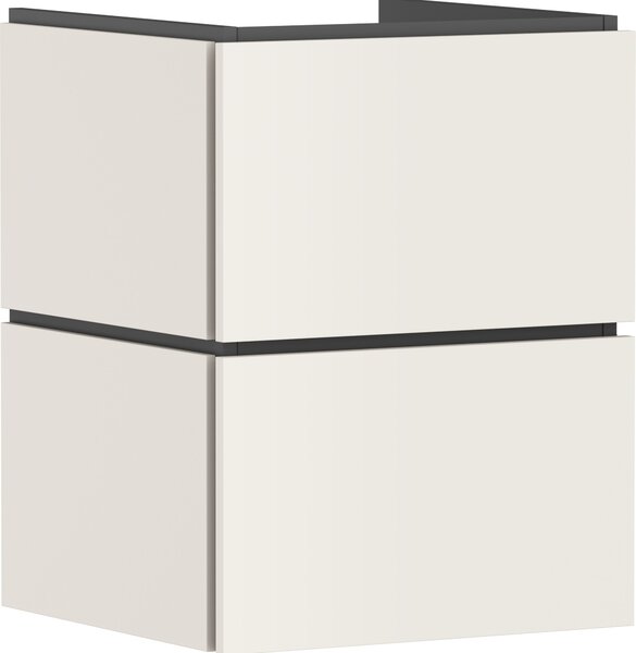 Hansgrohe Xilesa E Meuble sous-lavabo pour lave-mains, 2 tiroirs PushOpen, 480x470x620mm, 54291780, 54291780