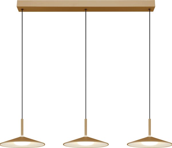 GLOBO Illuminazione lampada a sospensione LAMPONE LWH 95x25x180 cm beige lampada a sospensione