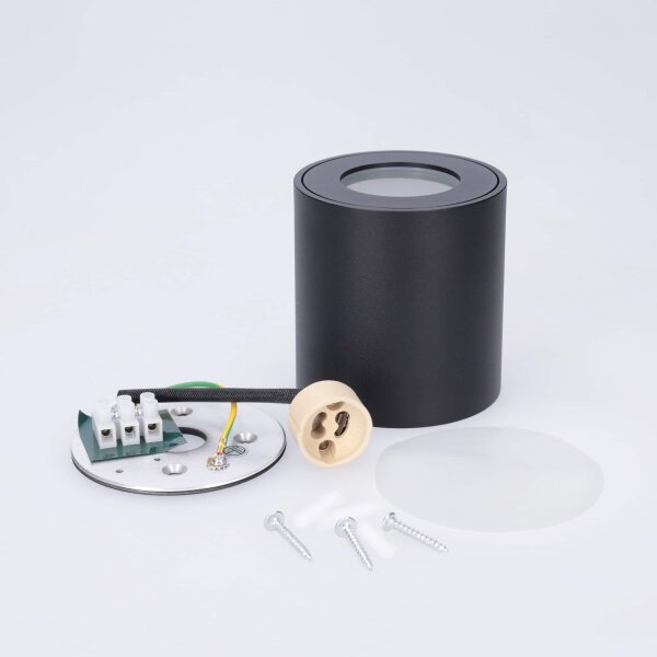 BRILAGI - Luce Spot da bagno MIA 1xGU10/30W/230V 84x80 mm nero IP54