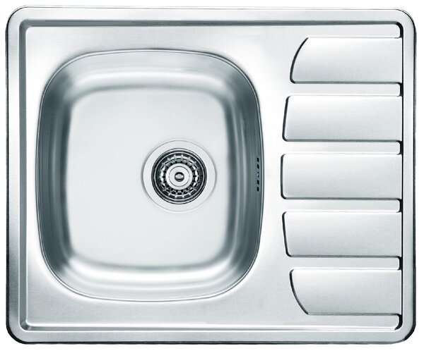 Lavello in acciaio inox ALVEUS Zoom 10 Natur 615x500x0,6 mm 1098940