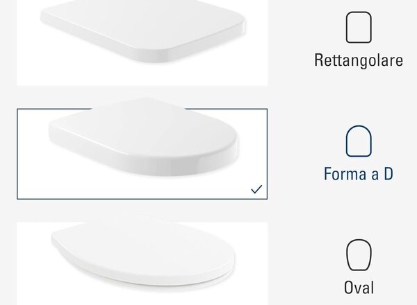 Villeroy & Boch Subway Sedile WC 9M5561 Cerniere in acciaio inossidabile bianco alpino - 9M556101