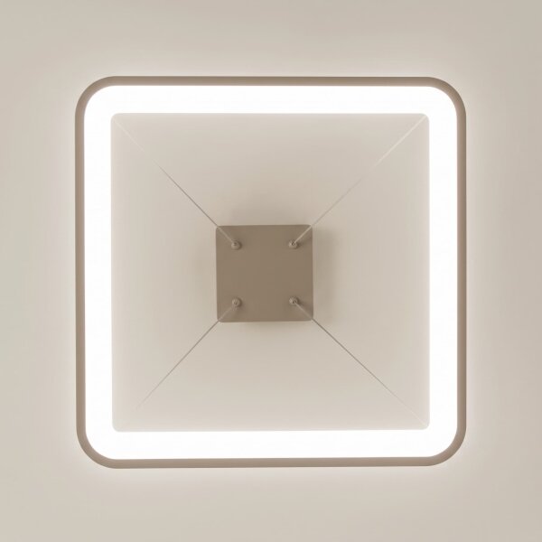 BRILAGI - Lampada LED a sospensione dimmerabile con cavo FALCON SLIM LED/50W/230V 50x50 cm beige + telecomando