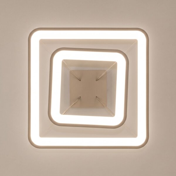 BRILAGI - lampadario LED dimmerabile a sospensione su cavo FALCON SLIM LED/78W/230V beige + telecomando