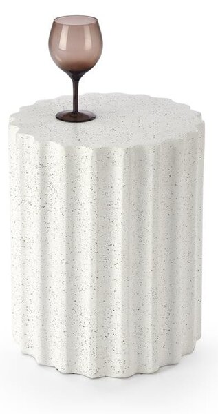 Tavolino da caffè Fara in bianco - H46 cm