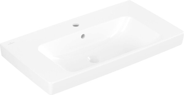 VB Architectura 800x445mm lavabo rettangolare 1HL. con troppopieno Bianco Alpino