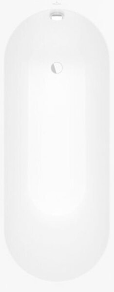 V&B vasca rettangolare Oberon 170x75cm, bianco pietra