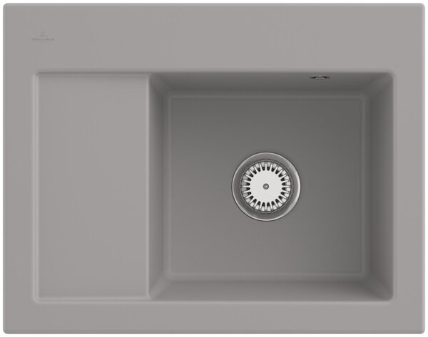 Lavello da cucina Villeroy&Boch, lavello da cucina Subway 45 Compact Fossil 650x510mm, larghezza base 45cm