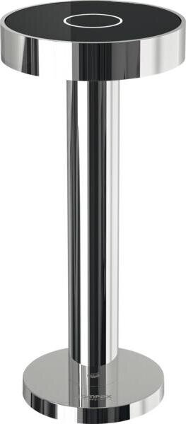Lampada da tavolo SOMPEX Boro, altezza: 220 mm, ø: 90 mm, alluminio cromato
