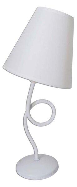 Lampada da tavolo Näve - tessuto/metallo - colore del paralume: bianco; 3116123