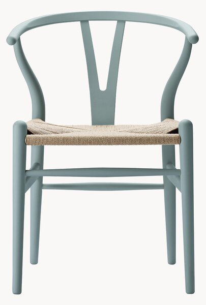 Sedia in legno con seduta intrecciata CH24 Wishbone Chair