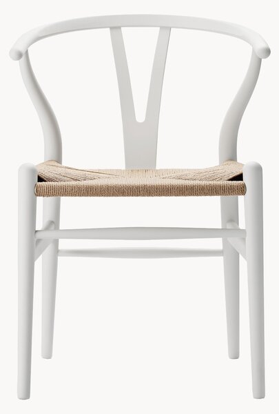 Sedia in legno con seduta intrecciata CH24 Wishbone Chair