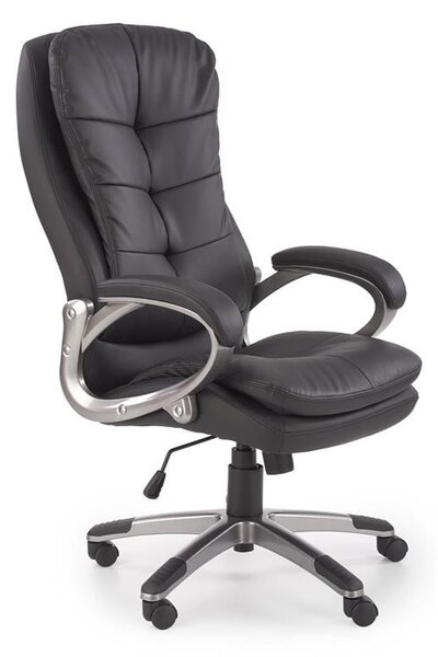 Sedia da ufficio Preston in nero - H124 cm