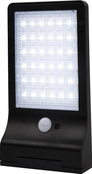 Applique solare in plastica 36 LED SMD bianchi Sensore PIR 3x11x19,2cm 35301