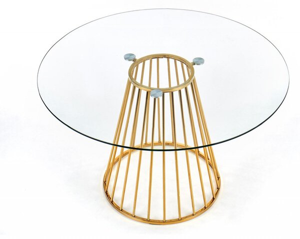 Tavolo in vetro Liverpool - d120xh75 cm