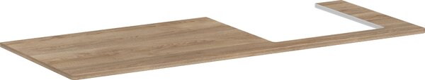 Hansgrohe Xelu Q Console avec découpe à droite, 1360x550, pour vasque à poser, polie, 54098230, 54098230