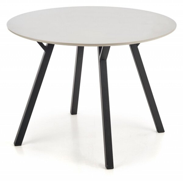 Tavolo rotondo Balrog grigio chiaro - d100xh74 cm