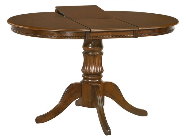 Tavolo allungabile William noce - L90/124 x l90 x h75 cm
