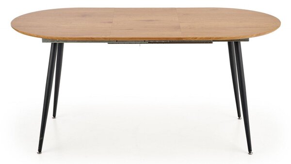 Tavolo allungabile Colorado in rovere dorato - L120/160/160xl80xh74 cm