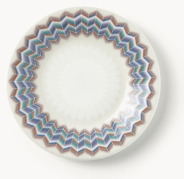 Set di 6 piatti da torta in Fine Bone China Jarris