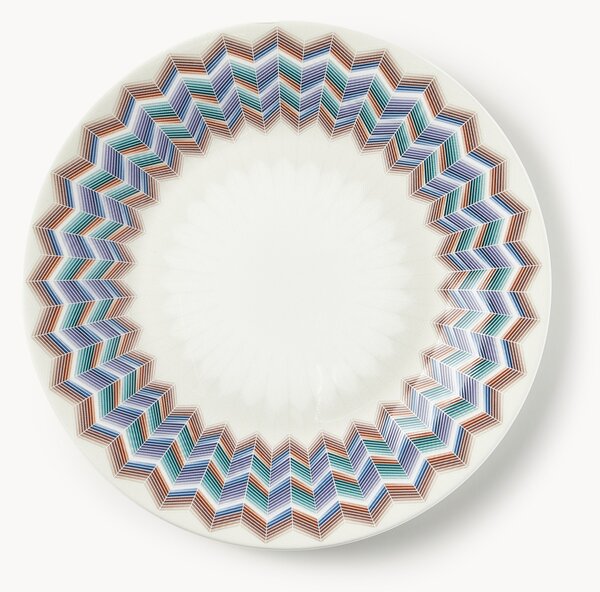 Set di 6 piatti da colazione in Fine Bone China Jarris