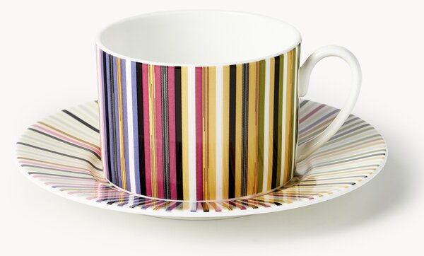 Set di 6 tazzine da caffè con piattini in porcellana Fine Bone China Jenkins