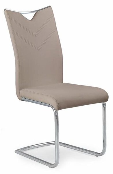 Sedia K224 ecopelle cappuccino