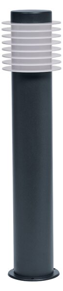 LEDVANCE ENDURA HYBRID RONDO luce per esterni, luce ibrida, 4W, 250lm, colore della luce bianco caldo, temperatura di colore 3.000K, grigio scuro, acciaio inossidabile, classe di protezione IP44 e IP67, funzionamento solare e a rete