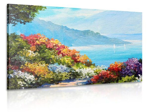 Quadro su tela – Vista sul mare