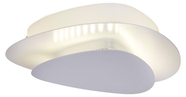 Plafoniera Liso LED 25,5x20cm bianco