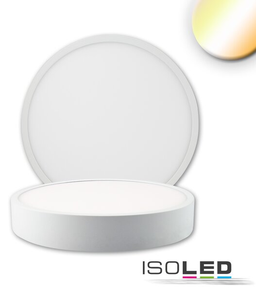 Plafoniera LED PRO bianca, 15W, rotonda, DN170, ColorSwitch 2700|3000|4000K, dimmerabile