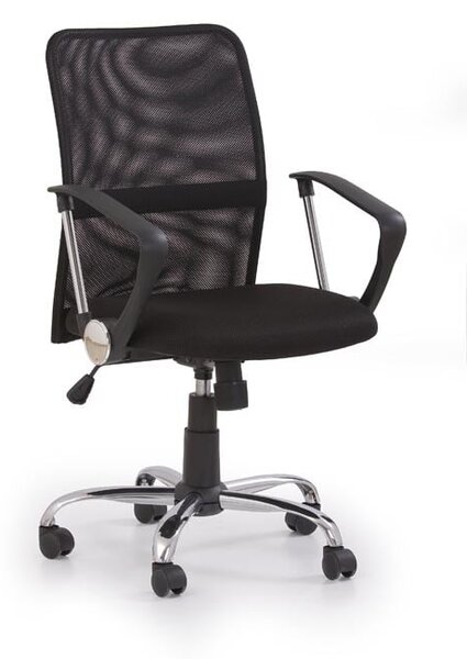 Sedia da ufficio Tony in nero
